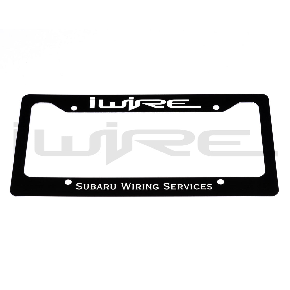 iWire License Plate Frame | iWire Subaru Wiring Solutions