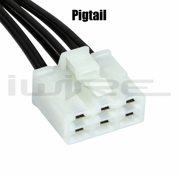 AC Blower Motor Switch Rotary Speed Wire Harness Pigtail For Toyota Honda