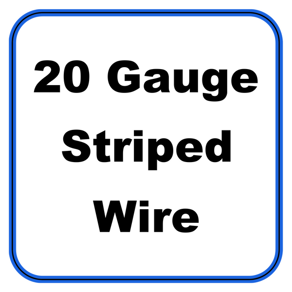20 Gauge Striped Wire By Foot