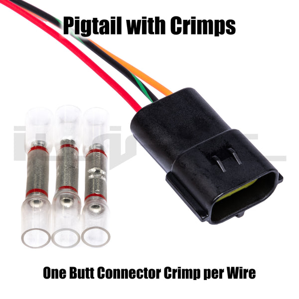 MAP Sensor Connector Pigtail For Camaro, Corvette TPI & TBI - EFI Performance Wiring Part 210-0103